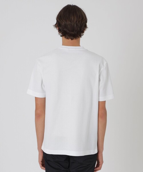 BLACK LABEL CRESTBRIDGE(ブラックレーベル・クレストブリッジ)の「【一部店舗限定】パネルクレストブリッジチェックTシャツ(Tシャツ/カットソー・メンズ・ブラック/オフホワイト・M/L)」の5枚目の写真