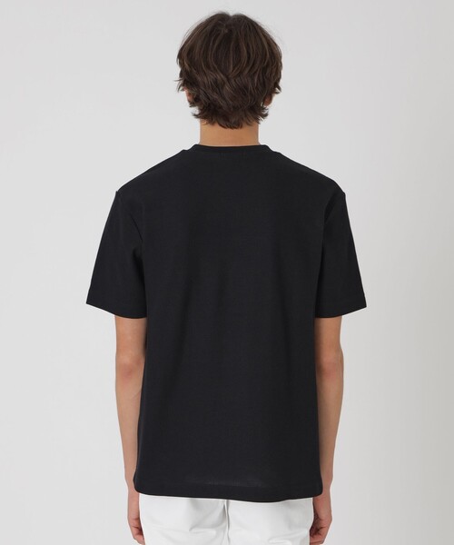 BLACK LABEL CRESTBRIDGE(ブラックレーベル・クレストブリッジ)の「【一部店舗限定】パネルクレストブリッジチェックTシャツ(Tシャツ/カットソー・メンズ・ブラック/オフホワイト・M/L)」の9枚目の写真