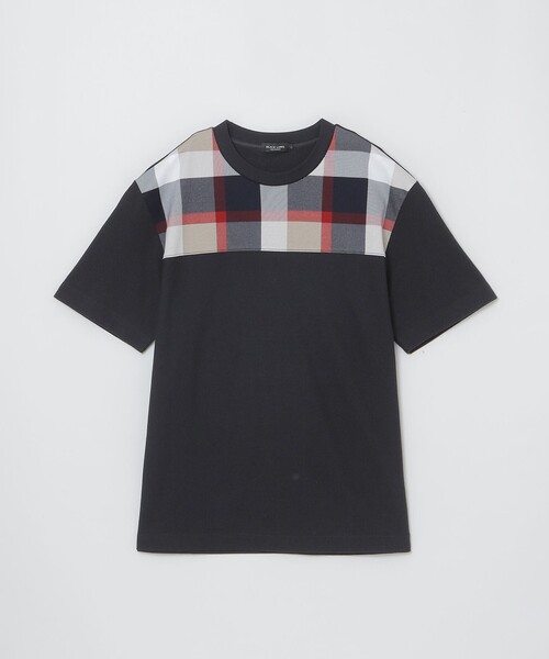 BLACK LABEL CRESTBRIDGE(ブラックレーベル・クレストブリッジ)の「【一部店舗限定】パネルクレストブリッジチェックTシャツ(Tシャツ/カットソー・メンズ・ブラック/オフホワイト・M/L)」の10枚目の写真