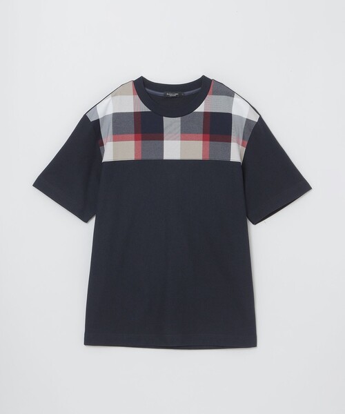 BLACK LABEL CRESTBRIDGE(ブラックレーベル・クレストブリッジ)の「【一部店舗限定】パネルクレストブリッジチェックTシャツ(Tシャツ/カットソー・メンズ・ブラック/オフホワイト・M/L)」の14枚目の写真