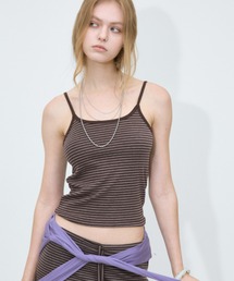 Border Stretch Camisole / ボーダーストレッチキャミソール
