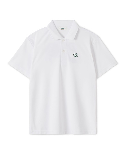 Pacific GOLF CLUB（パシフィックゴルフクラブ）の「PGC SCRIPT 73 POLO S/SS（ポロシャツ・レディース・ライトブルー/ヘザーチャコール/ホワイト・S/XS）」の4枚目の写真