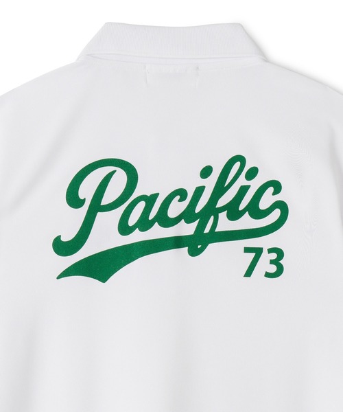 Pacific GOLF CLUB（パシフィックゴルフクラブ）の「PGC SCRIPT 73 POLO S/SS（ポロシャツ・レディース・ライトブルー/ヘザーチャコール/ホワイト・S/XS）」の7枚目の写真