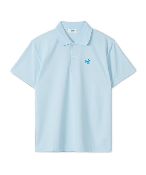 Pacific GOLF CLUB（パシフィックゴルフクラブ）の「PGC SCRIPT 73 POLO S/SS（ポロシャツ・レディース・ライトブルー/ヘザーチャコール/ホワイト・S/XS）」の10枚目の写真