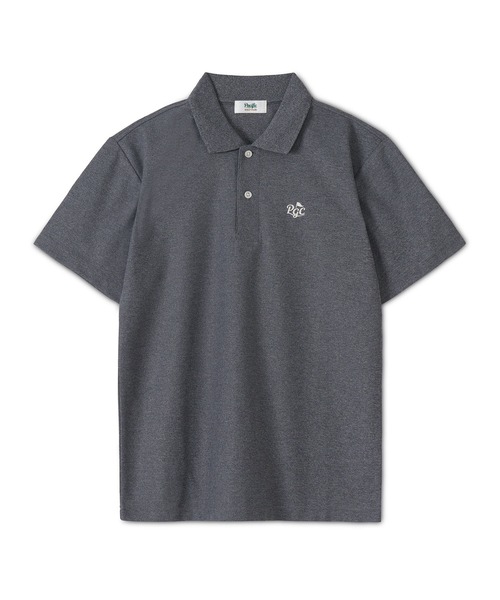 Pacific GOLF CLUB（パシフィックゴルフクラブ）の「PGC SCRIPT 73 POLO S/SS（ポロシャツ・レディース・ライトブルー/ヘザーチャコール/ホワイト・S/XS）」の8枚目の写真