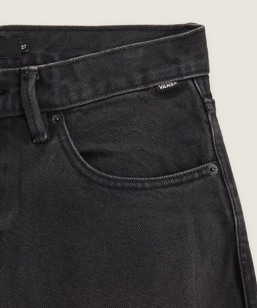 VANS(バンズ)の「ウィメンズ チェック5 バレルデニムパンツ / Check 5 Mid Rise Barrel Washed VN000XFYEMQ1(デニムパンツ・レディース・スミクロ・28inch/25inch/26inch/27inch)」の4枚目の写真