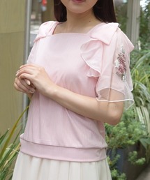 接触冷感ダリア刺繍PO