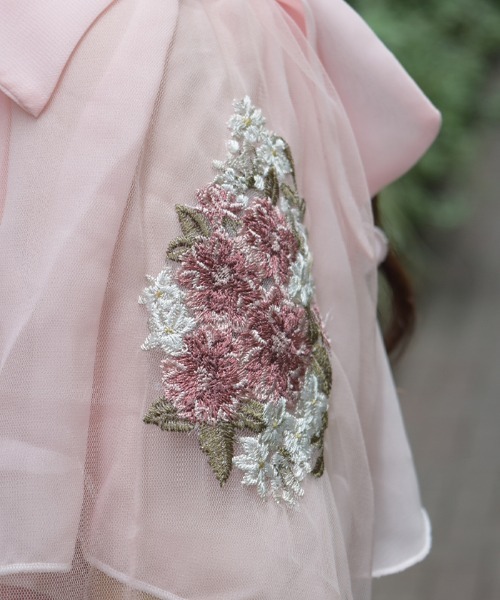 axes femme(アクシーズファム)の「接触冷感ダリア刺繍PO(Tシャツ/カットソー・レディース・ホワイト/ブラック/ピンク・FREE)」の11枚目の写真