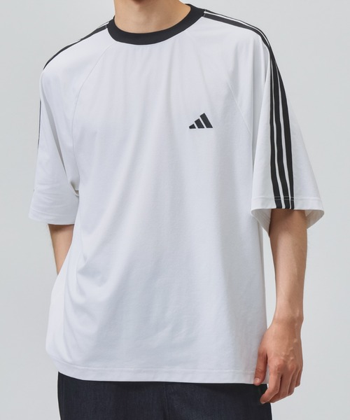 adidas(アディダス)の「アディダス adidas M COOL 3ST Tシャツ(Tシャツ/カットソー・メンズ・ホワイト・S/3L/LL/L/M)」の1枚目の写真