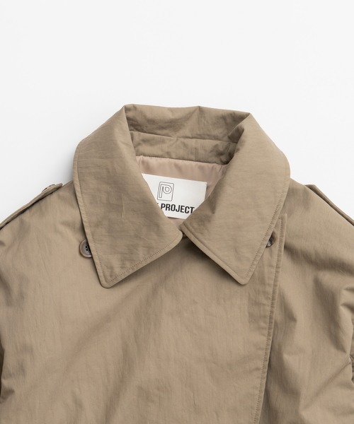 PRANK PROJECT(プランクプロジェクト)の「【2026Autumn Pre-Order】ボックスミドルトレンチコート / Boxy Middle Trench Coat(トレンチコート・レディース・ベージュ・FREE)」の7枚目の写真