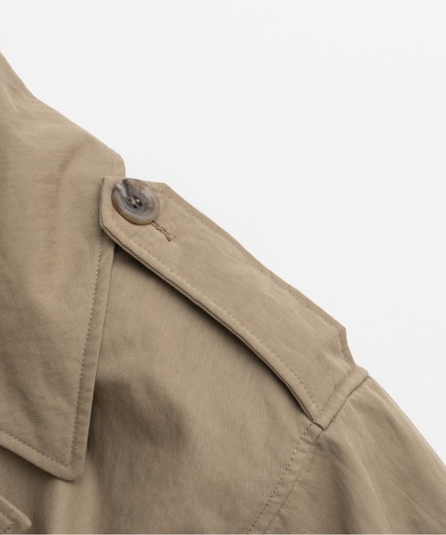 PRANK PROJECT(プランクプロジェクト)の「【2026Autumn Pre-Order】ボックスミドルトレンチコート / Boxy Middle Trench Coat(トレンチコート・レディース・ベージュ・FREE)」の10枚目の写真