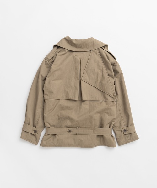 PRANK PROJECT(プランクプロジェクト)の「【2026Autumn Pre-Order】ボックスミドルトレンチコート / Boxy Middle Trench Coat(トレンチコート・レディース・ベージュ・FREE)」の5枚目の写真