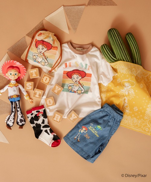 BRANSHES(ブランシェス)の「【TOY STORY/トイ・ストーリー】キャラクタープリント巾着(バックパック/リュック・キッズ・レッド/ブラウン/アイボリー・FREE)」の12枚目の写真