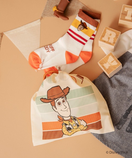 BRANSHES(ブランシェス)の「【TOY STORY/トイ・ストーリー】キャラクタープリント巾着(バックパック/リュック・キッズ・レッド/ブラウン/アイボリー・FREE)」の18枚目の写真