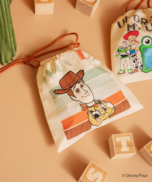 BRANSHES(ブランシェス)の「【TOY STORY/トイ・ストーリー】キャラクタープリント巾着(バックパック/リュック・キッズ・レッド/ブラウン/アイボリー・FREE)」の19枚目の写真