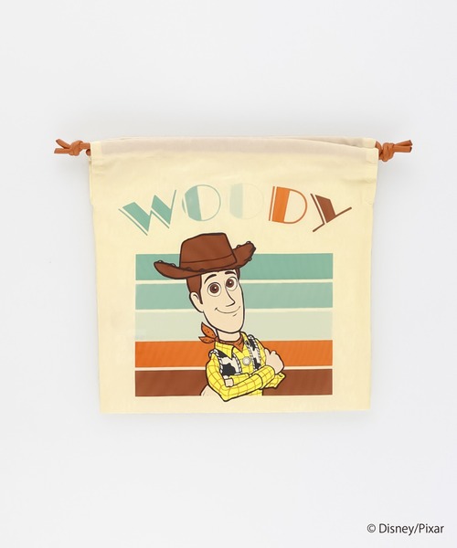 BRANSHES(ブランシェス)の「【TOY STORY/トイ・ストーリー】キャラクタープリント巾着(バックパック/リュック・キッズ・レッド/ブラウン/アイボリー・FREE)」の16枚目の写真