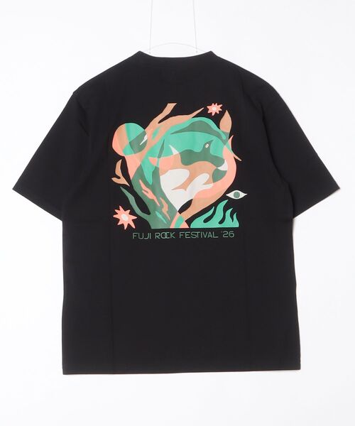 Barbour(バブアー)の「《Barbour × FUJI ROCK》Tシャツ(Tシャツ/カットソー・メンズ・ホワイト/ブラック・X-SMALL/MEDIUM/SMALL/LARGE/X-LARGE)」の9枚目の写真