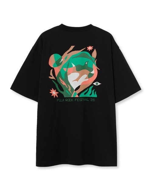 Barbour(バブアー)の「《Barbour × FUJI ROCK》Tシャツ(Tシャツ/カットソー・メンズ・ホワイト/ブラック・X-SMALL/MEDIUM/SMALL/LARGE/X-LARGE)」の7枚目の写真