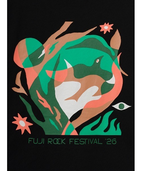 Barbour(バブアー)の「《Barbour × FUJI ROCK》Tシャツ(Tシャツ/カットソー・メンズ・ホワイト/ブラック・X-SMALL/MEDIUM/SMALL/LARGE/X-LARGE)」の8枚目の写真