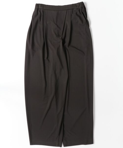 Gabardine K.T(ギャバジンケーティー)の「〔 +サイズ 〕 ハイテンションポンチライト ドレープタックパンツ(その他パンツ・レディース・ダークブラウン・13号)」の1枚目の写真