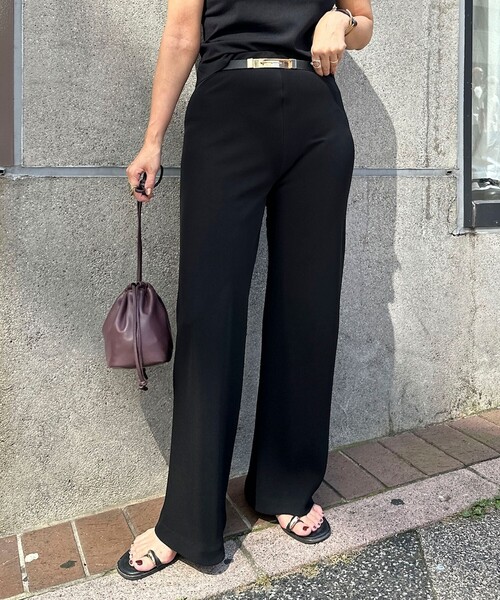 NOLLEY’S Sophi(ノーリーズソフィ)の「【NOLLEY’S mgr.松葉別注・一部WEB限定色】《セットアップ》ツイルバイヤス洗練美脚パンツ(その他パンツ・レディース・ブラック/ネイビー/ブラウン/ベージュ・36/34/39/38)」の16枚目の写真