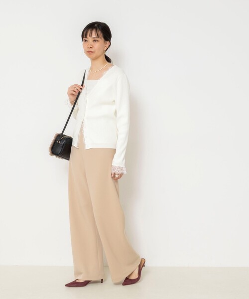 NOLLEY’S Sophi(ノーリーズソフィ)の「【NOLLEY’S mgr.松葉☆別注サイズ・一部WEB限定カラーアイテム】《セットアップ対応》ツイルバイヤス洗練美脚パンツ(その他パンツ・レディース・ブラック/ネイビー/ブラウン/ベージュ・36/34/39/38)」の5枚目の写真