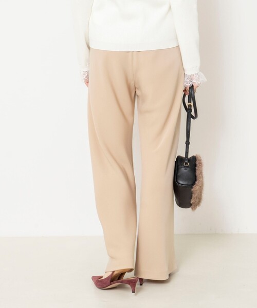 NOLLEY’S Sophi(ノーリーズソフィ)の「【NOLLEY’S mgr.松葉☆別注サイズ・一部WEB限定カラーアイテム】《セットアップ対応》ツイルバイヤス洗練美脚パンツ(その他パンツ・レディース・ブラック/ネイビー/ブラウン/ベージュ・36/34/39/38)」の9枚目の写真