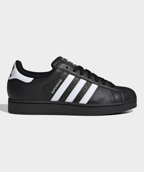 adidas(アディダス)の「スーパースターII / Superstar II / アディダスオリジナルス adidas Originals スニーカー(スニーカー・メンズ・ブラック×ホワイト・29.5cm/30.0cm/24.5cm/25.0cm/28.5cm/28.0cm/27.5cm/22.0cm/22.5cm/23.0cm/25.5cm/26.0cm/26.5cm/27.0cm/23.5cm/24.0cm/29.0cm)」の1枚目の写真