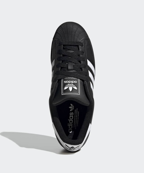 adidas(アディダス)の「スーパースターII / Superstar II / アディダスオリジナルス adidas Originals スニーカー(スニーカー・メンズ・ブラック×ホワイト・29.5cm/30.0cm/24.5cm/25.0cm/28.5cm/28.0cm/27.5cm/22.0cm/22.5cm/23.0cm/25.5cm/26.0cm/26.5cm/27.0cm/23.5cm/24.0cm/29.0cm)」の2枚目の写真