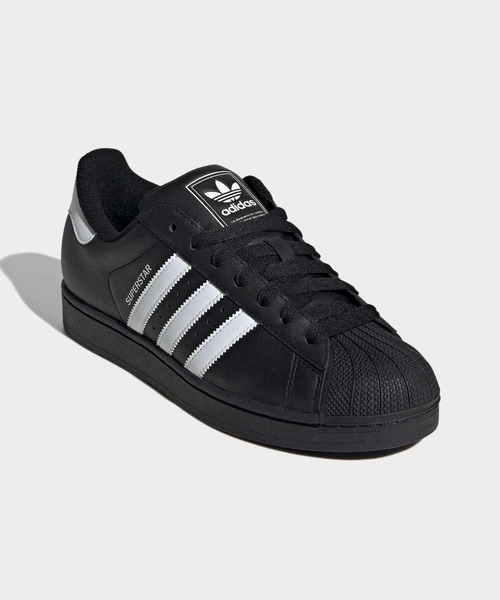 adidas(アディダス)の「スーパースターII / Superstar II / アディダスオリジナルス adidas Originals スニーカー(スニーカー・メンズ・ブラック×ホワイト・29.5cm/30.0cm/24.5cm/25.0cm/28.5cm/28.0cm/27.5cm/22.0cm/22.5cm/23.0cm/25.5cm/26.0cm/26.5cm/27.0cm/23.5cm/24.0cm/29.0cm)」の4枚目の写真