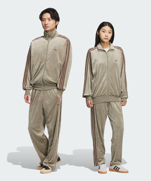 adidas（アディダス）の「FB TPベロア / ファイヤーバード トラックパンツ ベロア / ジャージ / アディダスオリジナルス adidas Originals（その他パンツ・メンズ・ベージュ・XX-LARGE/XX-SMALL/3XL/LARGE/MEDIUM/SMALL/X-LARGE/X-SMALL）」の3枚目の写真