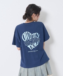 LOVETOXIC（ラブトキシック）の「【秒かわトップス】【GOODPRICE】【綿100%】バックハートロゴ刺しゅう半袖T（Tシャツ/カットソー）」
