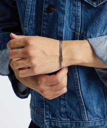 LANVIN en Bleu（ランバンオンブルー）の「日本製 ヴィンテージライク スリムバングル（バングル/リストバンド）」