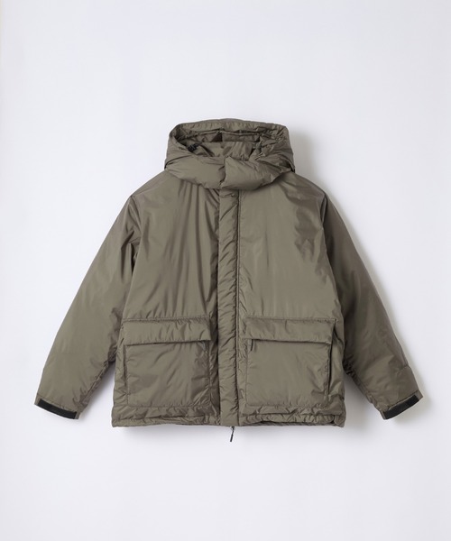 SLICK(スリック)の「【ZOZO限定】SLICK × NANGA AURORA-TEX Hooded Short Down Jacket/ 760FP/ 日本製 / スリック×ナンガ オーロラテック フーデッドショートダウンジャケット(ダウンジャケット/コート・メンズ・ブラック/モカ・1/3/2)」の2枚目の写真