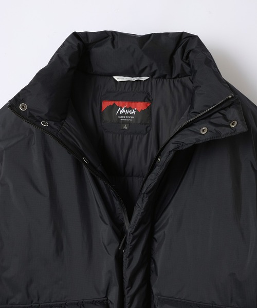 SLICK(スリック)の「【ZOZO限定】SLICK × NANGA AURORA-TEX Hooded Short Down Jacket/ 760FP/ 日本製 / スリック×ナンガ オーロラテック フーデッドショートダウンジャケット(ダウンジャケット/コート・メンズ・ブラック/モカ・1/3/2)」の21枚目の写真