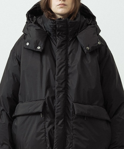 SLICK(スリック)の「【ZOZO限定】SLICK × NANGA AURORA-TEX Hooded Short Down Jacket/ 760FP/ 日本製 / スリック×ナンガ オーロラテック フーデッドショートダウンジャケット(ダウンジャケット/コート・メンズ・ブラック/モカ・1/3/2)」の6枚目の写真