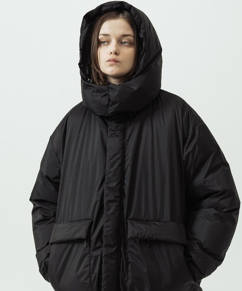 SLICK(スリック)の「【ZOZO限定】SLICK × NANGA AURORA-TEX Hooded Short Down Jacket/ 760FP/ 日本製 / スリック×ナンガ オーロラテック フーデッドショートダウンジャケット(ダウンジャケット/コート・メンズ・ブラック/モカ・1/3/2)」の3枚目の写真