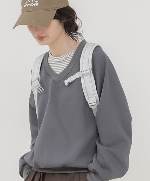 HEILIS(ヘイリス)の「チェック柄バックパック/ リュック レディース バックパック デイパック チェック柄 ナイロンバッグ 軽量 大容量 A4収納 PC収納 通勤 通学 旅行 カジュアル 韓国ファッション 韓国コーデ シンプル 秋 秋服 秋コーデ 秋冬 秋冬コーデ 長袖コーデ スウェット パーカー ライトアウター ノームコア ブラック グレー(バックパック/リュック・レディース・グレー/ブラック・FREE)」の16枚目の写真