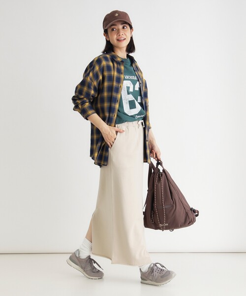 HONEYSUCKLE ROSE(ハニーサックルローズ)の「《体型カバー/ウエストゴム》アシッド加工スカート(スカート・レディース・グレー/グレー系その他/ライトベージュ・03/05/04)」の18枚目の写真
