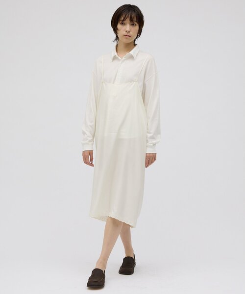 Whim Gazette(ウィムガゼット)の「【GEMINI】刺しゅうキャミワンピース(ワンピース・レディース・オフホワイト/ブラウン・FREE)」の3枚目の写真