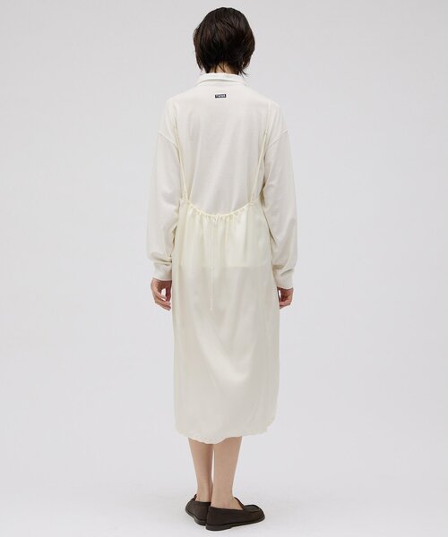 Whim Gazette(ウィムガゼット)の「【GEMINI】刺しゅうキャミワンピース(ワンピース・レディース・オフホワイト/ブラウン・FREE)」の6枚目の写真