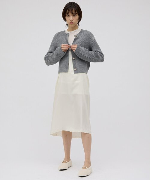 Whim Gazette(ウィムガゼット)の「【GEMINI】刺しゅうキャミワンピース(ワンピース・レディース・オフホワイト/ブラウン・FREE)」の11枚目の写真