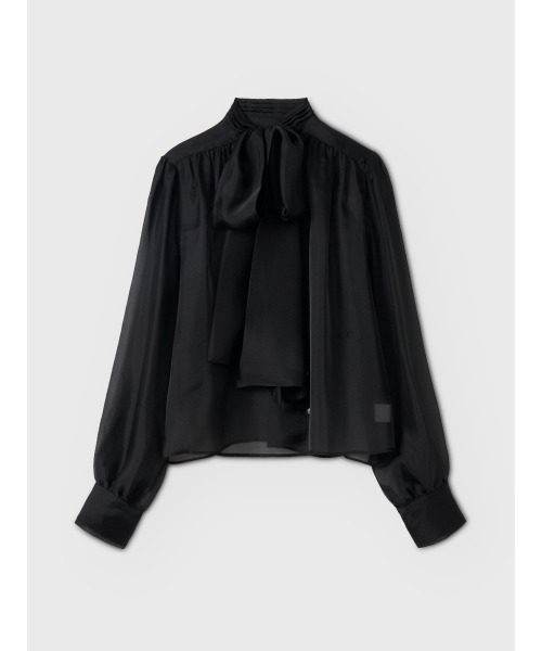 E.M Tuck Airy Tie Shirt — рубашка с завязками