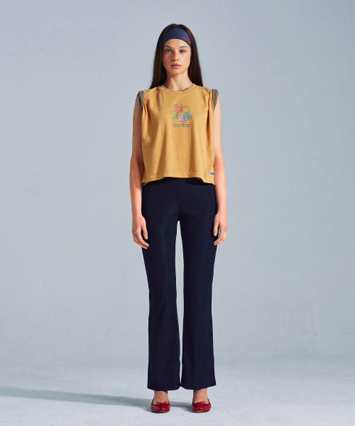 MENASOO(ミナス)の「MNS x American apparel No Run Sleeveless (over-fit)_Mustard(Tシャツ/カットソー・レディース・Mustard・SMALL/MEDIUM)」の2枚目の写真