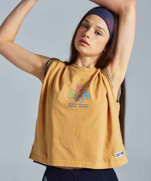 MENASOO(ミナス)の「MNS x American apparel No Run Sleeveless (over-fit)_Mustard(Tシャツ/カットソー・レディース・Mustard・SMALL/MEDIUM)」の7枚目の写真