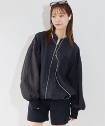 etsinta（エシンタ）の「【etsinta】リメイクZIPオーバーシャツジャケット（ミリタリージャケット）」