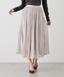 シャイニーギャザースカート