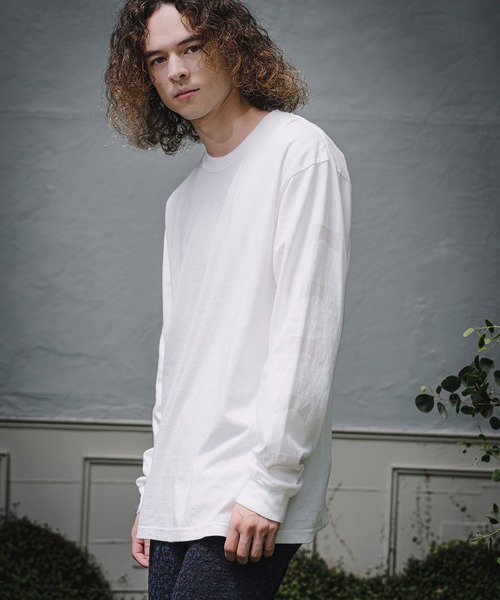 CAMBIO(カンビオ)の「mlt5847-ピグメント染めプリントロンT - LIZARD(2602139MCB)(Tシャツ/カットソー・メンズ・グリーン/ホワイト/ブラック・XL/L/M/S)」の2枚目の写真