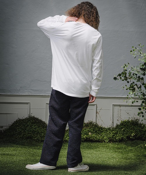 CAMBIO(カンビオ)の「mlt5847-ピグメント染めプリントロンT - LIZARD(2602139MCB)(Tシャツ/カットソー・メンズ・グリーン/ホワイト/ブラック・XL/L/M/S)」の7枚目の写真