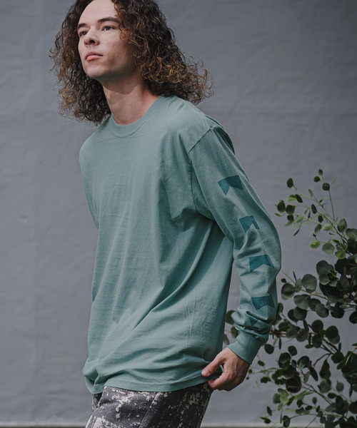 CAMBIO(カンビオ)の「mlt5847-ピグメント染めプリントロンT - LIZARD(2602139MCB)(Tシャツ/カットソー・メンズ・グリーン/ホワイト/ブラック・XL/L/M/S)」の8枚目の写真